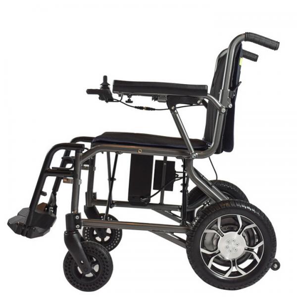 Quality Handicapped Multifunction Foldable Electric Wheelchair 6km/H Portable for sale