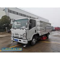 China 190hp ELF ISUZU Road Sweeper Truck 2300L 5000L Garbage Collection factory