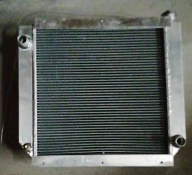 Quality 3 Ton Hyundai Radiator , 510*610mm Forklift Radiator Assembly for sale