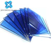 China Ford Blue Float Glass 3660*2134mm Colored Tempered Tinted Float Glass Plate factory