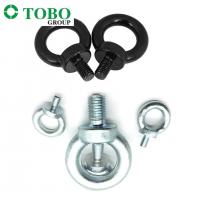 China Carbon Steel Zinc Plated Forged Collar Eyebolt DIN580 M48 Lifting Eye Ring Bolts With Nuts factory