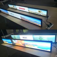 China 86 Inch Stretched Bar Lcd Display For Shopping Mall 3840*600 Resolution factory