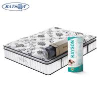 China White Color Medium Firm Pocket Spring Pillow Top Mattress for Hotel factory