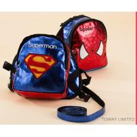 China  				Quality Cute Superman Spiderman Dog Backpack Pet Carriers 	         factory