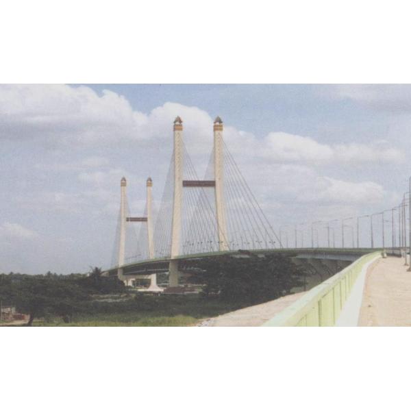 Quality Customized Cable Stay Bridges With Hot - Dip Galvanized Surface Protection for sale
