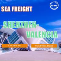 China Shenzhen China To Valencia Spain International Sea Freight Services 29 Days factory