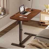 China Custom Design Mini Bar Counter Wood Laptop Standing Desk with Manual Height Adjustment factory