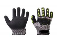China Cut Resistant Heavy Duty Work Gloves , TPR Mechanics Impact Resistant Work Gloves factory