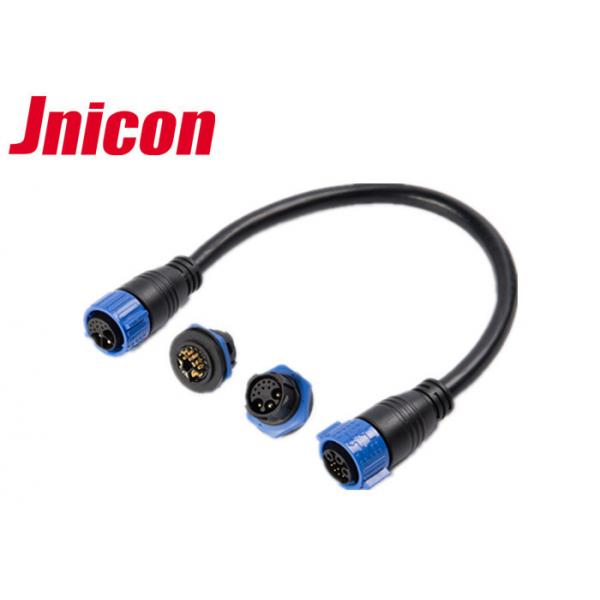 Quality High Current Waterproof Data Connector , 12 Pin Waterproof Connector Plug Lock for sale