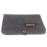 China Customizable Ultra Slim Felt Computer Sleeve With Double Storage Space factory