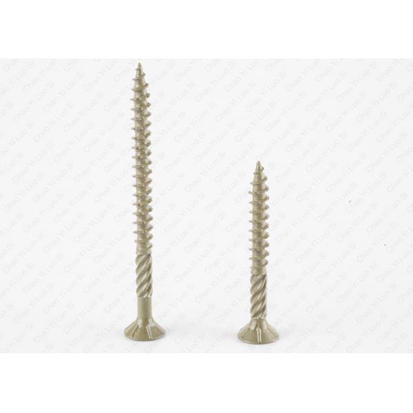 Quality Carriage Cabinet Wood Screws With Ribs Helix Cut thread Type 17 Slash for sale