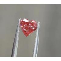 Quality Loose Diamond CVD Pink Diamond Lab Grown Heart Cut 1.2ct-1.8ct for sale