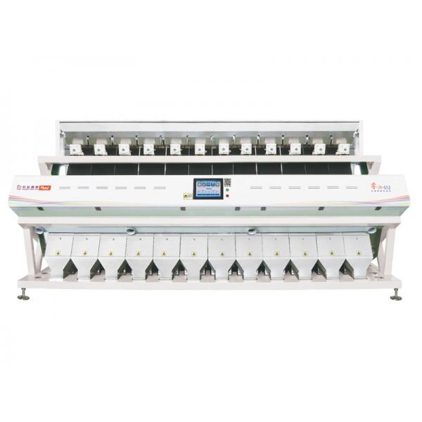 Quality Intelligent Control Corn Sorting Machine 360 Degree Cyclone Suction White Color for sale