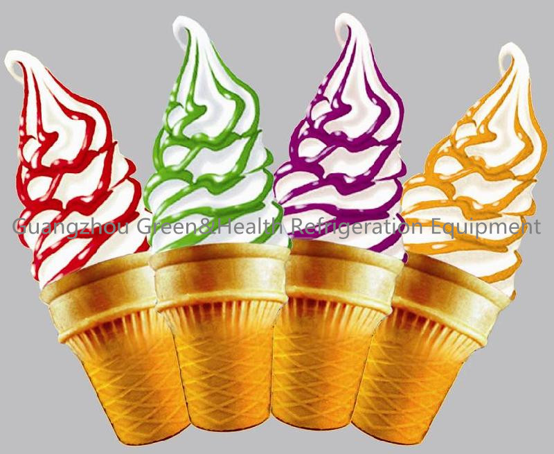 China 3 Flavours High Efficiency Ice Cream Making Machines Auto - Cleaning factory