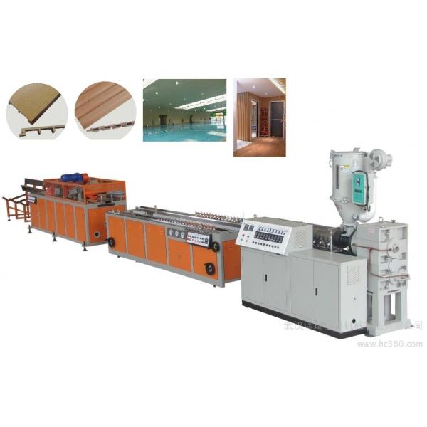Quality Popular Easy Operated WPC Profile Extrusion Line Low Energy Consumption for sale