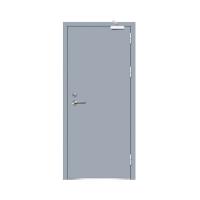 China KDSBuilding Commercial Fire Rated Apartment Main Gate Design Stainless Steel Door With Push Bar factory