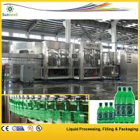 Quality Soft Drink Carbonated Filling Machine , Line PET Bottle Glass Bottle for sale