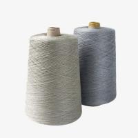 China Dyed GOTS Organic Recycled Cotton Yarn 100% Cotton Ring Spun For Knitting factory