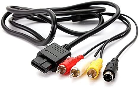 Quality PVC Jacket Gamecube Audio Video Cable For Gamecube SNES NGC N64 Console for sale