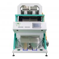 Quality 2 Chutes Rice Color Sorter Machine 5340 linear CCD camera for sale