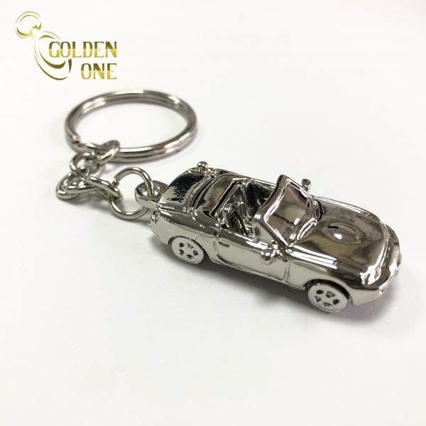 Quality Convertible Car Model Keychain , Custom Vintage 3D Car Keychain for sale