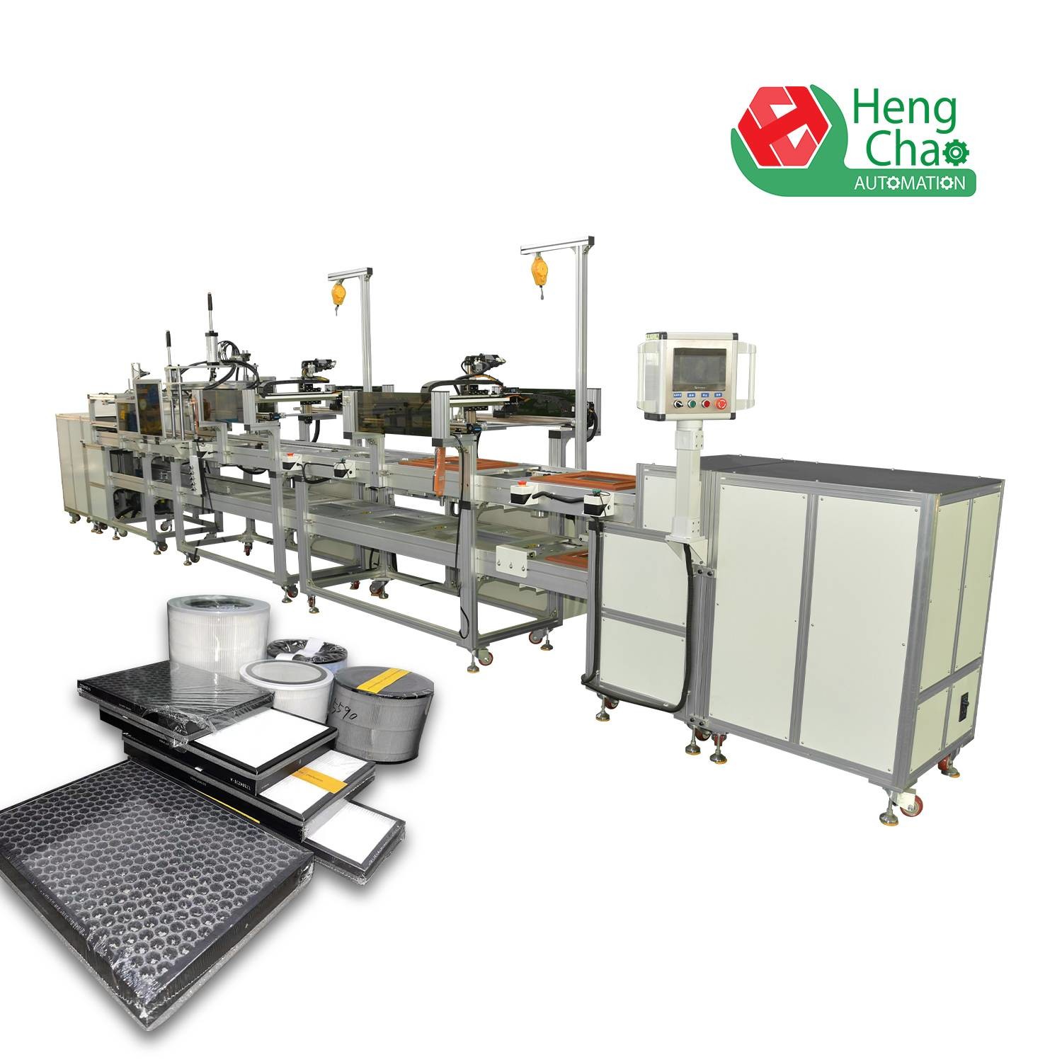 China HVAC Spun Filter Cartridge Manufacturing Machine 0.8Mpa 220 Volt factory