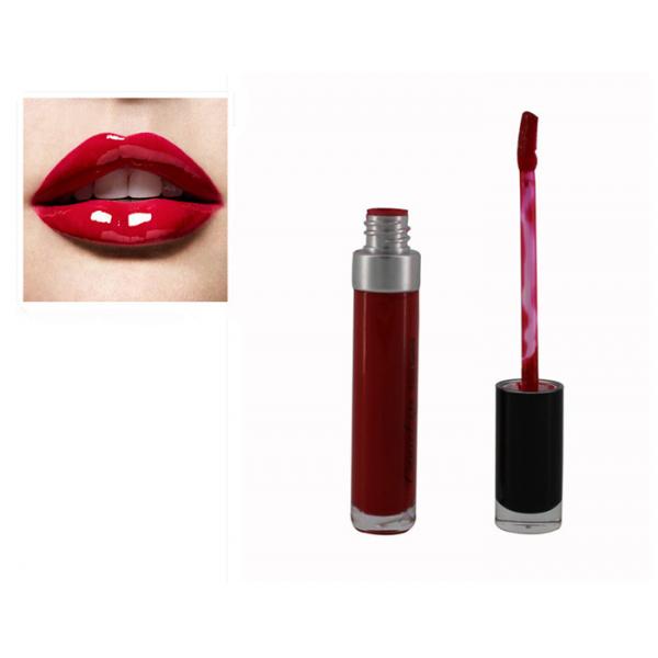 Quality Custom Lip Makeup Products 24 Hours Liquid Lip Gloss Red Color 8ml Volume for sale