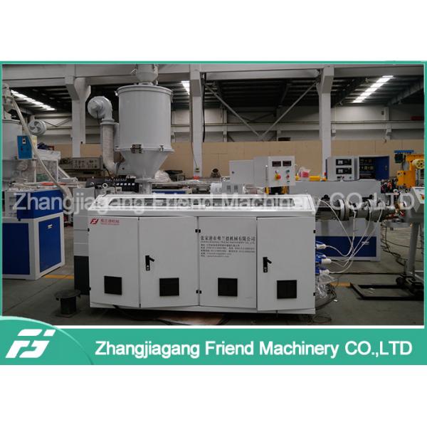 Quality 250MM Pe Pvc Hdpe Plastic Pipe Extrusion Machine 100-250kg/H Capacity for sale