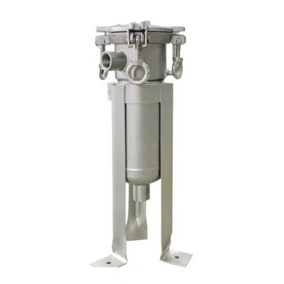 Quality 60L - 500L Stainless Steel Bag Filter Housing Water Single Bag Filter for sale