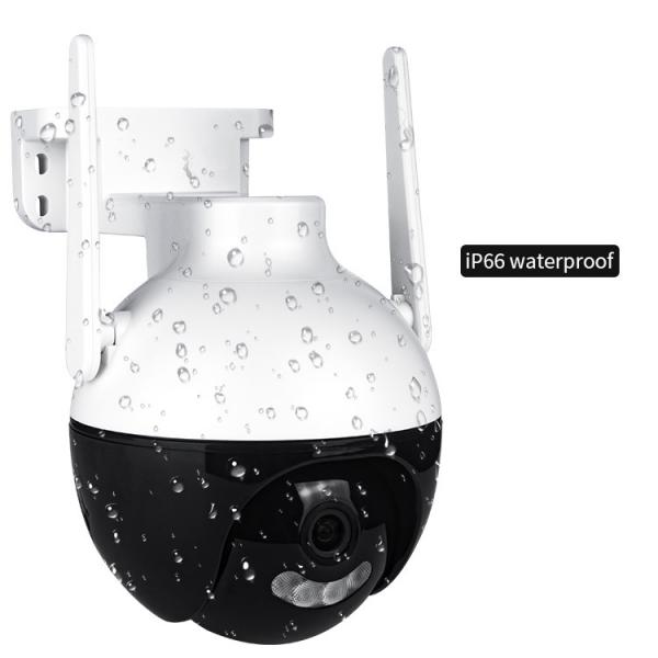 Quality Wireless 4k Ip66 Outdoor Waterproof Security Camera With Alarm Siren for sale