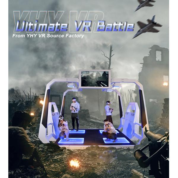Quality 9D VR Shooting Simulator Oculus 4 Players Virtual Reality Game Machine for sale