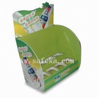 China New Drinks POS Cardboard Counter display stand for promotion factory