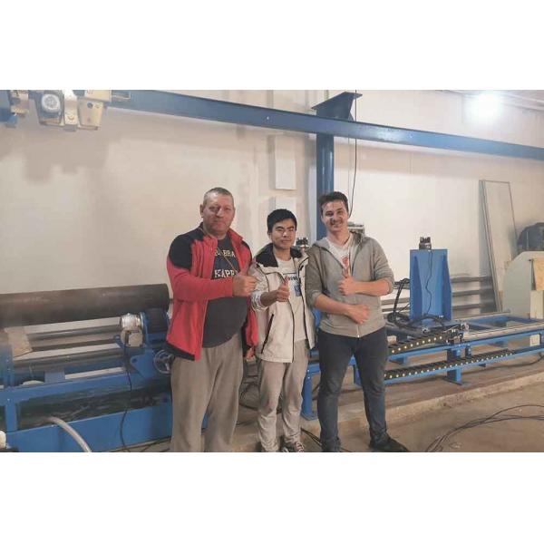 Quality 2500Kgs 800mm Pipe Cladding Machine For Wear Resistance Tube for sale