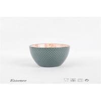 China non toxic Microwavable Cereal Bowls , 6 Inch Stoneware Soup Bowls for Salad / Snack factory