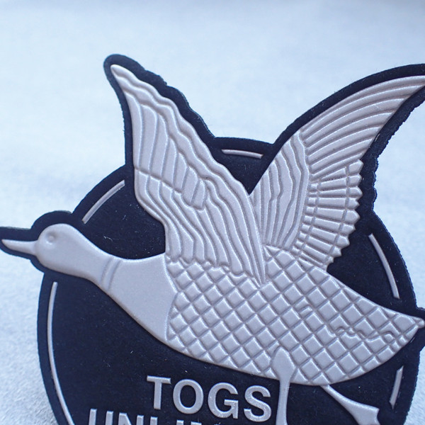 Quality 3D Logo Iron On TPU Custom Jean Jacket Patches Heat Transfer Patch for sale