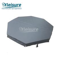 China Durable Octagon Inflatable Spa Cover Thermal  Inflatable Hot Tub Lid  Dark Grey Color factory