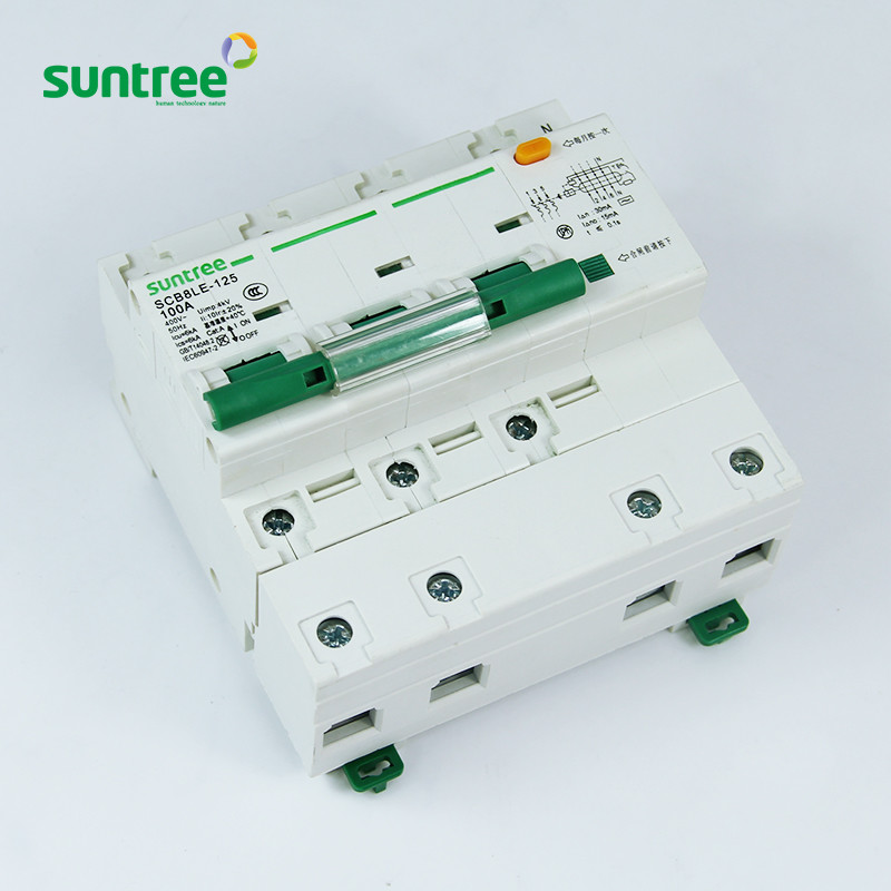 China RCCB 2P Overcurrent SCB8LE RCBO Circuit Breaker for sale