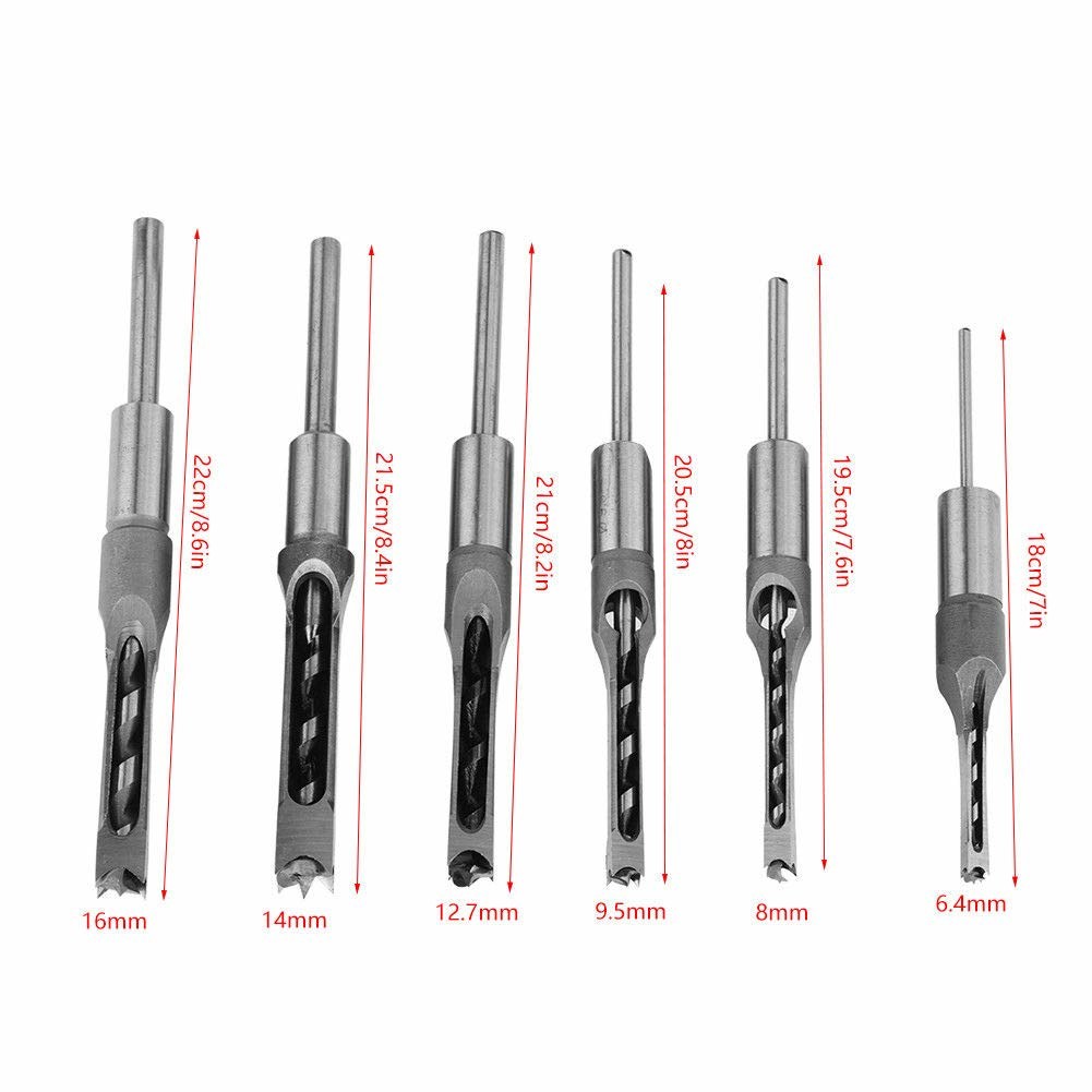 Quality HSS Square Hole Wood Drill Bits Woodworkers Chisel Tool Set ISO Approval for sale