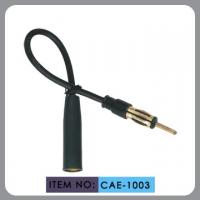 China RG174 Car Radio Antenna Extension Cable Male To Female Connector Black Color factory