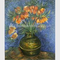 China Van Gogh Oil Paint Fritillaries In A Copper Vase Masterpiece Replicas factory