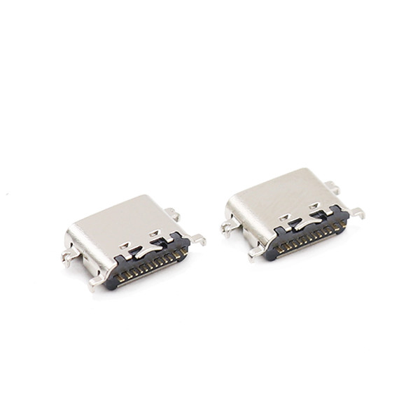 Quality 16 Pin SMT Charger Single Mid Mount Type C Connectors Female 3.1mm for sale