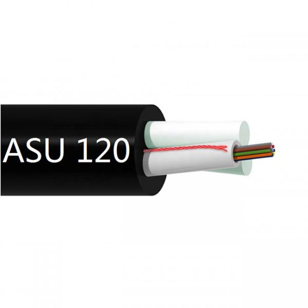 Quality 6 Core 24 Core Mini ADSS Wire 80m ASU80 ASU120 Unitube Fiber Cable for sale
