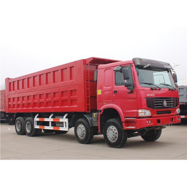 Quality 12 Wheeler HOWO 8x4 Dump Truck 50 Ton 40 Ton Large Capacity 3 Axles ISO 9001 Certified for sale