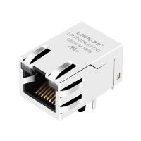 China 8 Position RJ45 Modular Jack 7499011441A / LPJ6004A47NL 8 Contact THT Shielded factory