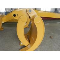 Quality Wearable Steel Mechanical Excavator Grapple Bucket with Rod for sale
