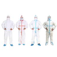 Quality En14126 Microporous SF Overall Protective Clothing PP PE Laminated Full Body for sale