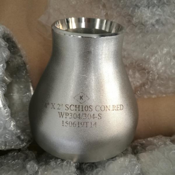 Quality Stainless Steel 8 X 6 Eccentric Reducer , WP304 WP316L Butt Weld Pipe Fittings for sale