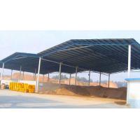 China Light Steel Frame Structure Open Bays Sheds For Construction Site Building Material factory