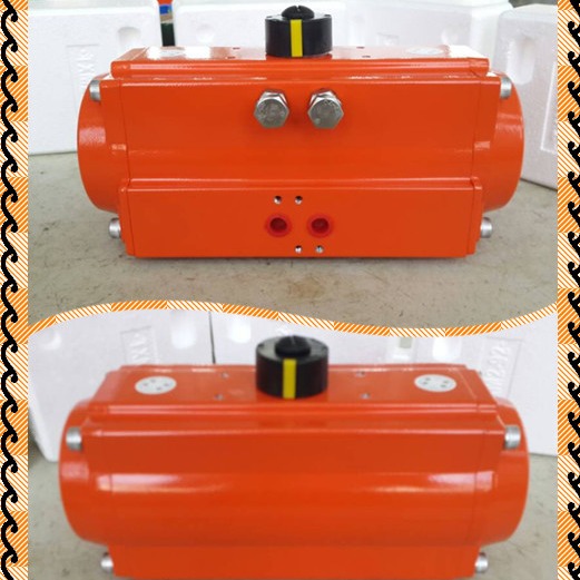 Quality Small Double Acting Pneumatic Actuator With Spring Return 1/4 Turn for sale