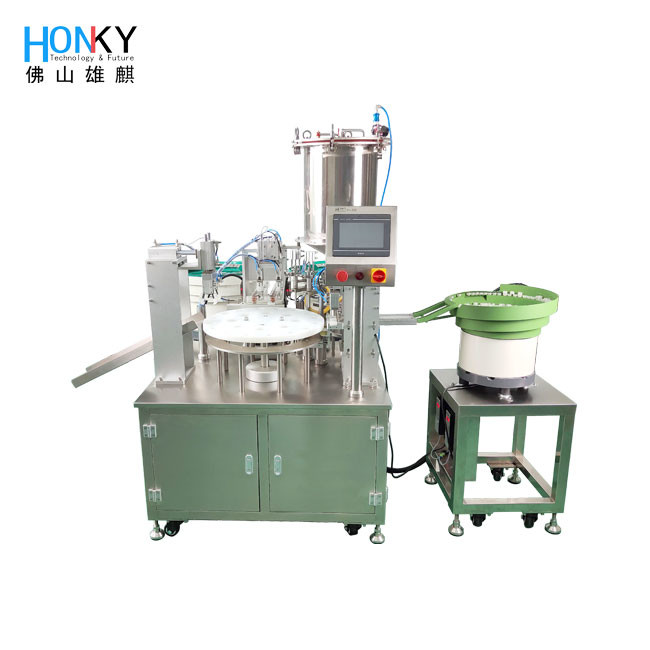 China Massage Cream Tube Automatic Vial Filling Machine With Ceramic Pump factory
